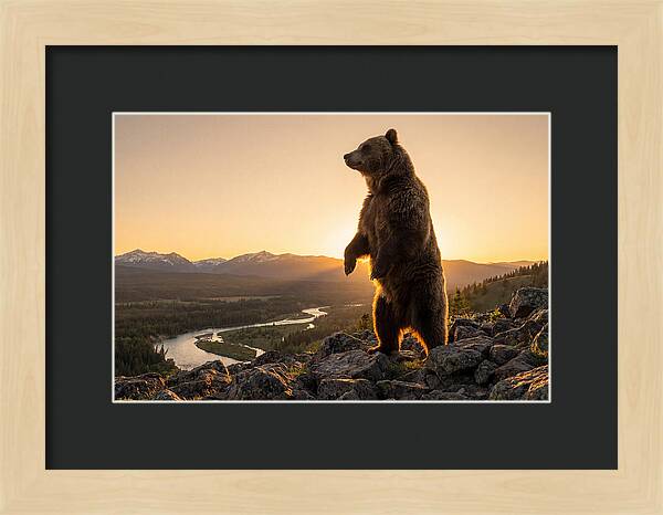 Grizzly Bear Standing Tall