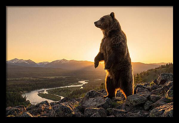 Grizzly Bear Standing Tall