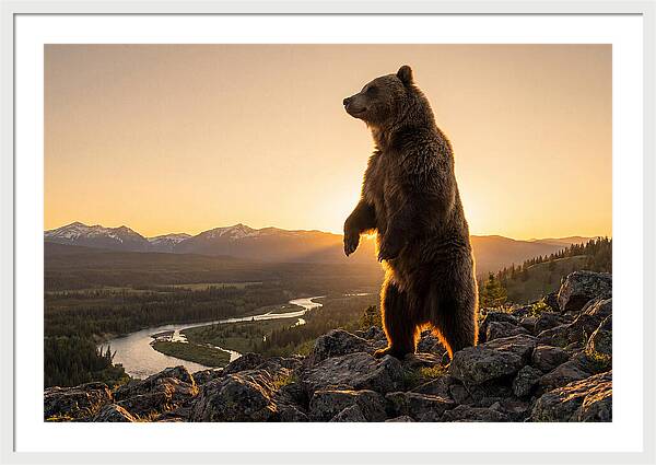 Grizzly Bear Standing Tall