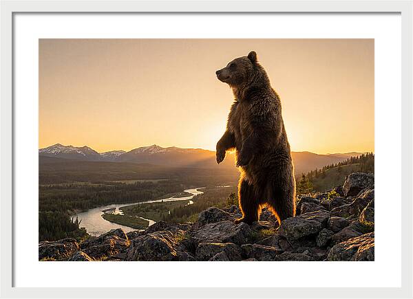 Grizzly Bear Standing Tall