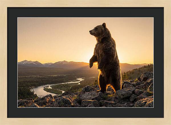Grizzly Bear Standing Tall