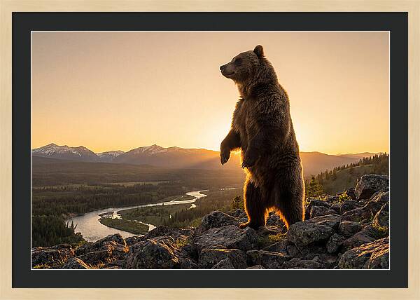 Grizzly Bear Standing Tall