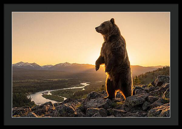 Grizzly Bear Standing Tall