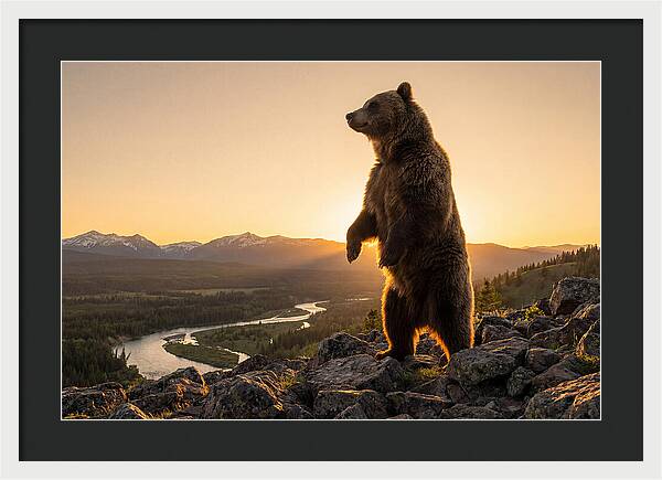 Grizzly Bear Standing Tall