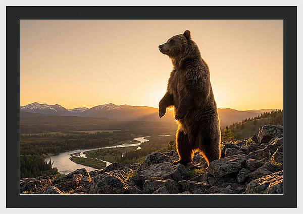 Grizzly Bear Standing Tall