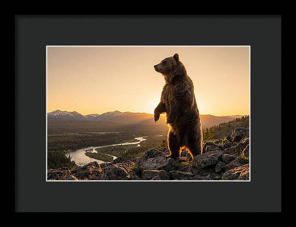 Grizzly Bear Standing Tall