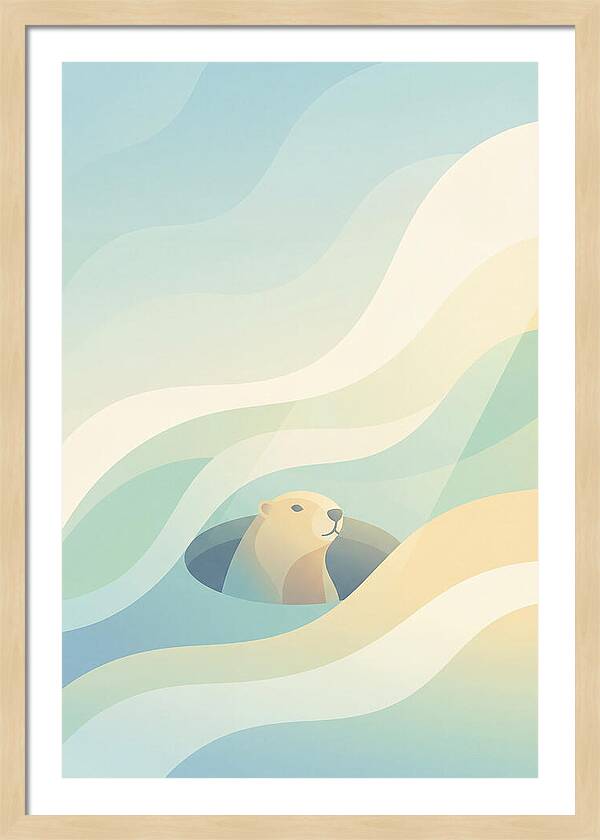 Groundhog Emerging From Burrow