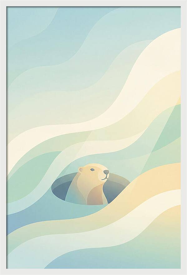 Groundhog Emerging From Burrow