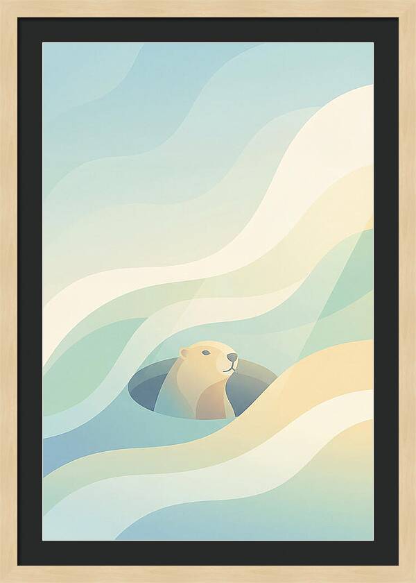 Groundhog Emerging From Burrow