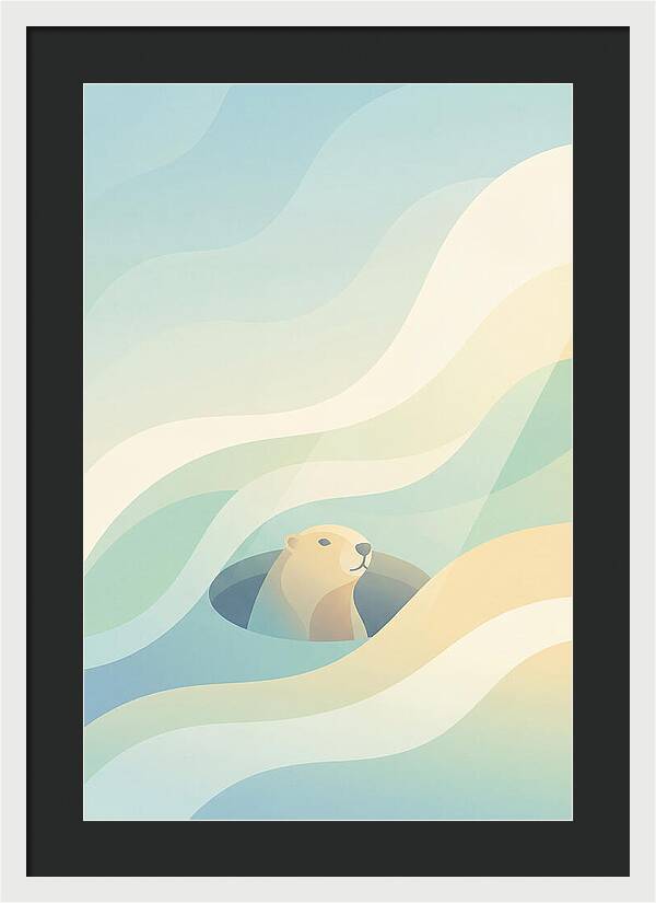 Groundhog Emerging From Burrow
