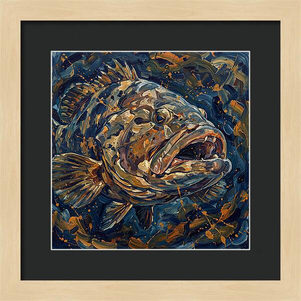 Grouper In Expressionist Style
