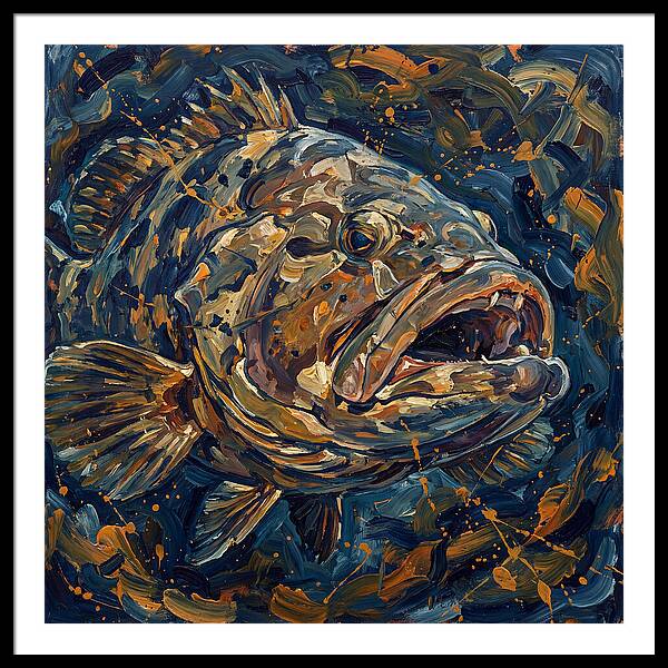Grouper In Expressionist Style