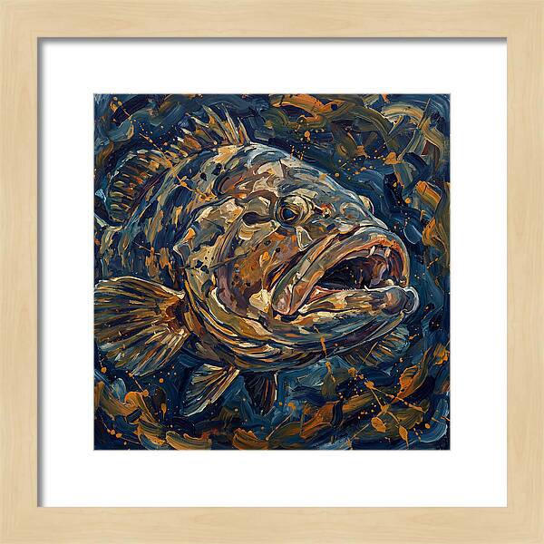 Grouper In Expressionist Style