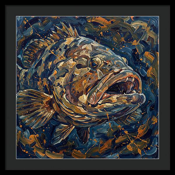 Grouper In Expressionist Style