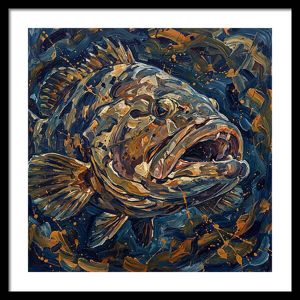 Grouper In Expressionist Style