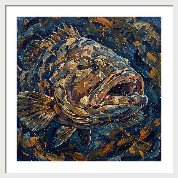 Grouper In Expressionist Style