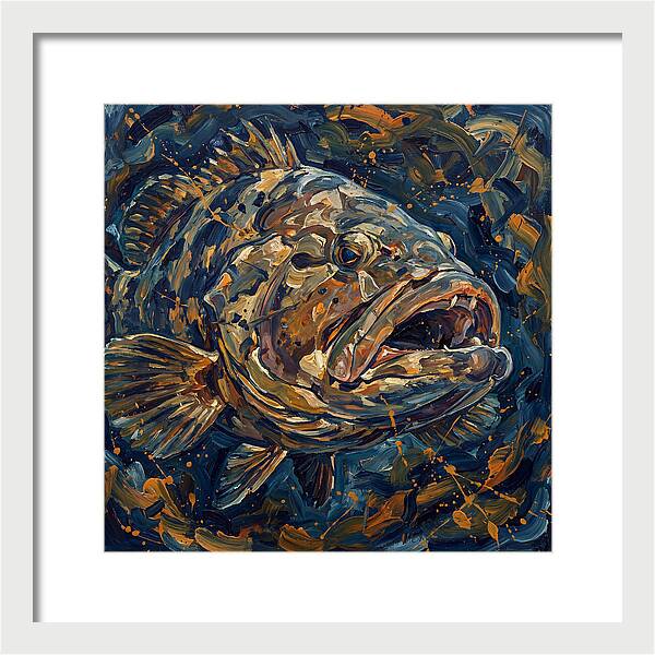 Grouper In Expressionist Style