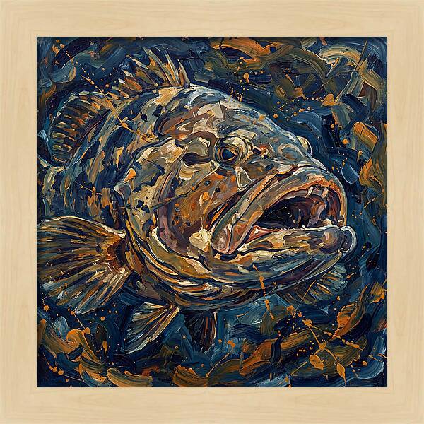 Grouper In Expressionist Style