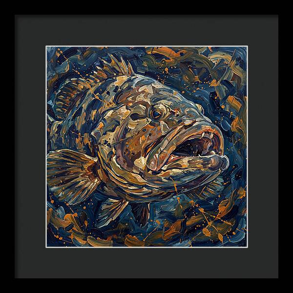 Grouper In Expressionist Style