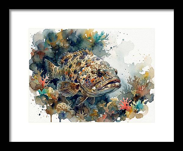 Grouper Underwater Serenity