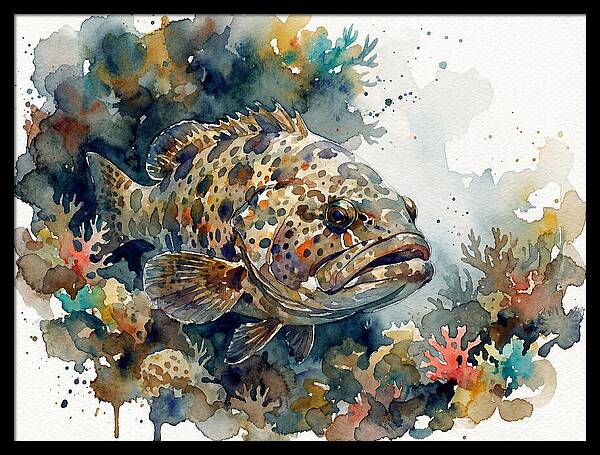 Grouper Underwater Serenity