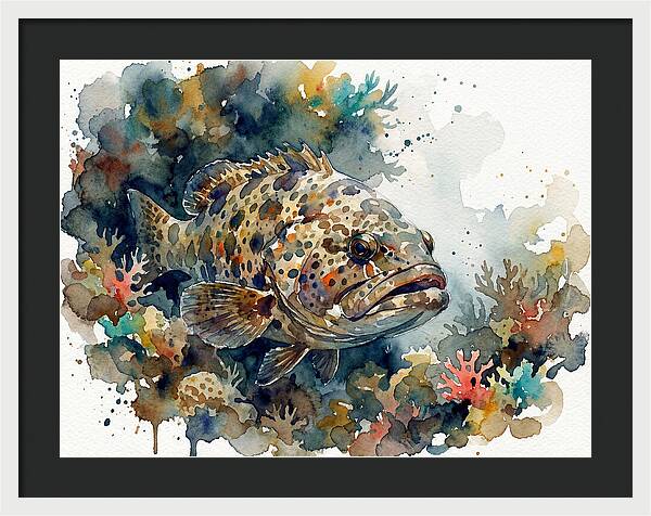Grouper Underwater Serenity