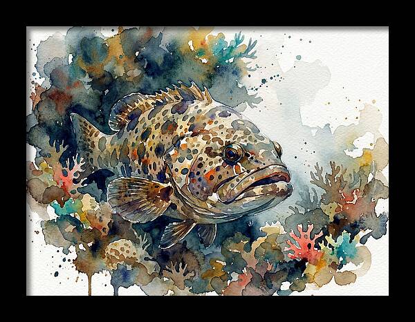 Grouper Underwater Serenity