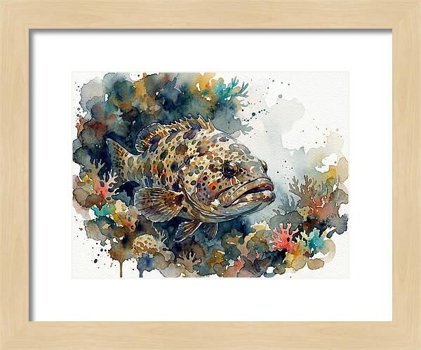 Grouper Underwater Serenity