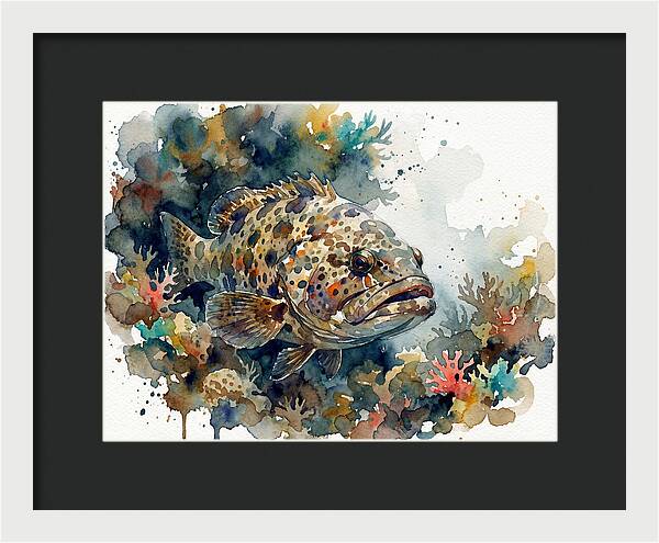 Grouper Underwater Serenity
