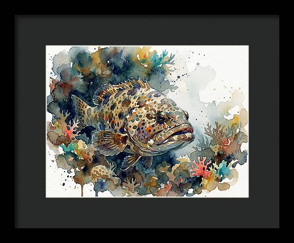 Grouper Underwater Serenity