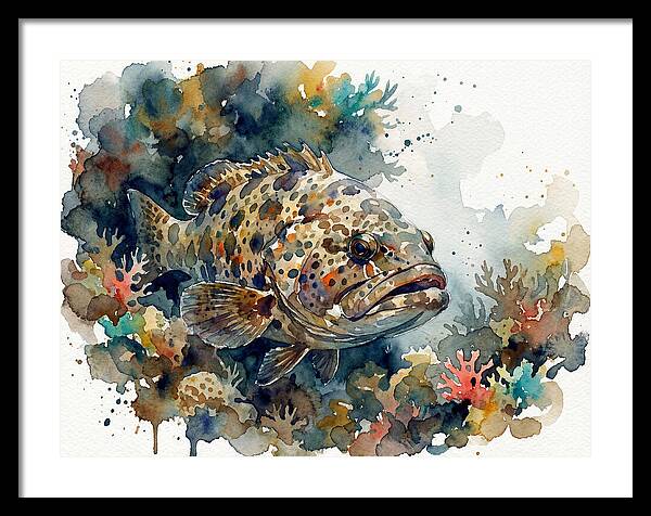 Grouper Underwater Serenity