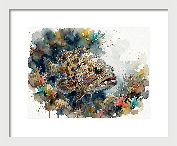 Grouper Underwater Serenity