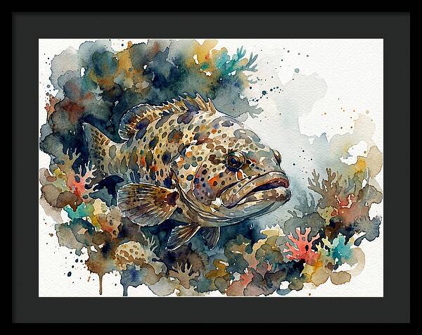 Grouper Underwater Serenity