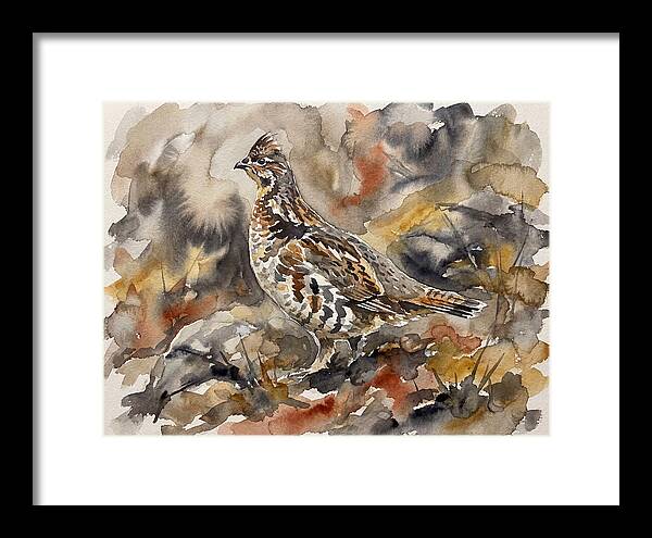 Grouse Among Vibrant Hues