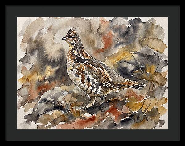 Grouse Among Vibrant Hues
