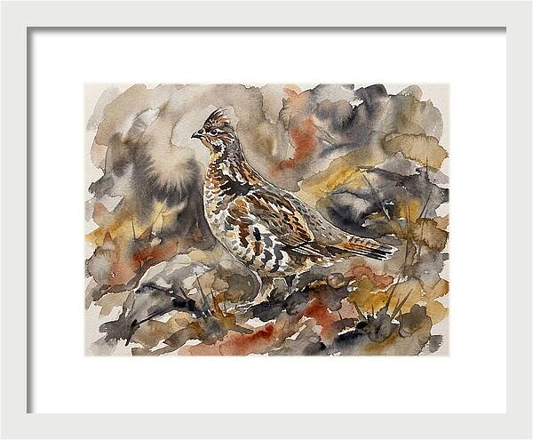 Grouse Among Vibrant Hues