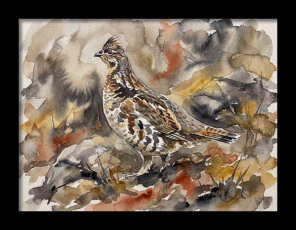 Grouse Among Vibrant Hues