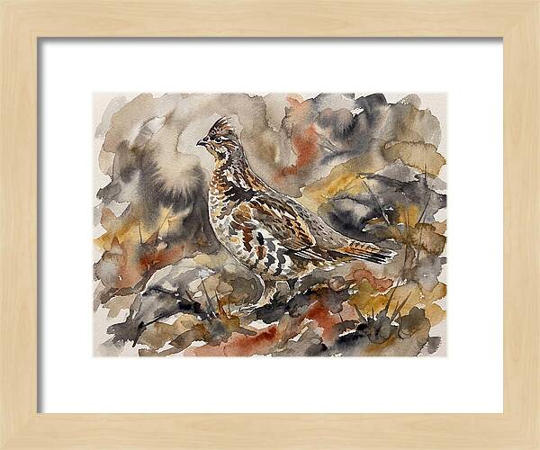 Grouse Among Vibrant Hues