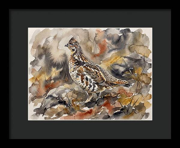 Grouse Among Vibrant Hues