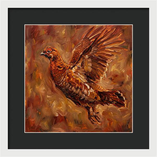 Grouse In Flight