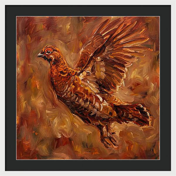 Grouse In Flight