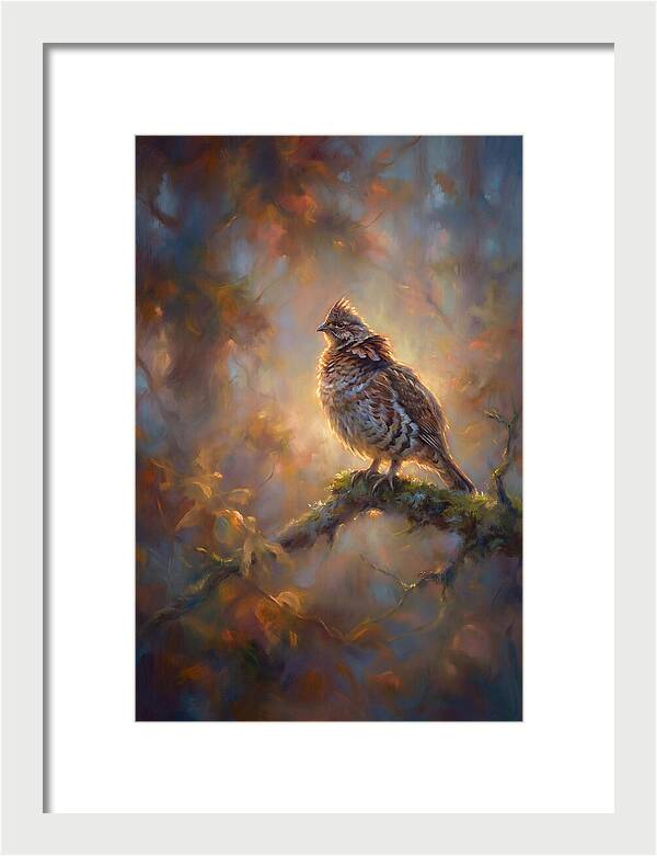 Grouse Perched Gracefully