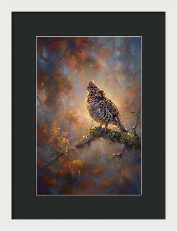Grouse Perched Gracefully