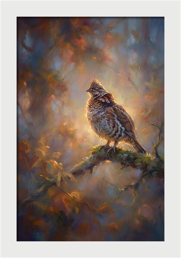 Grouse Perched Gracefully