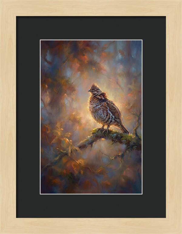 Grouse Perched Gracefully