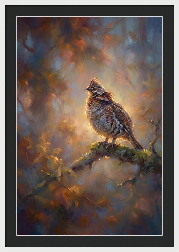 Grouse Perched Gracefully