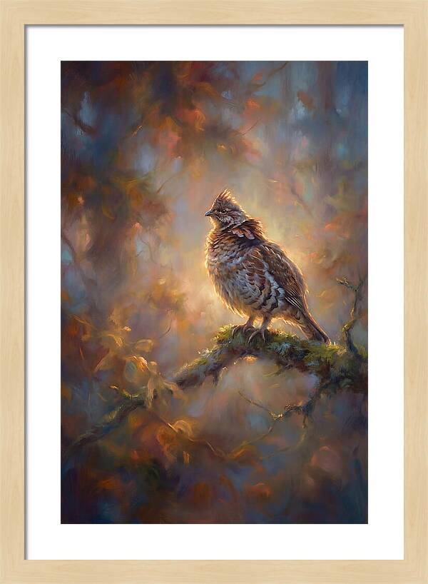 Grouse Perched Gracefully
