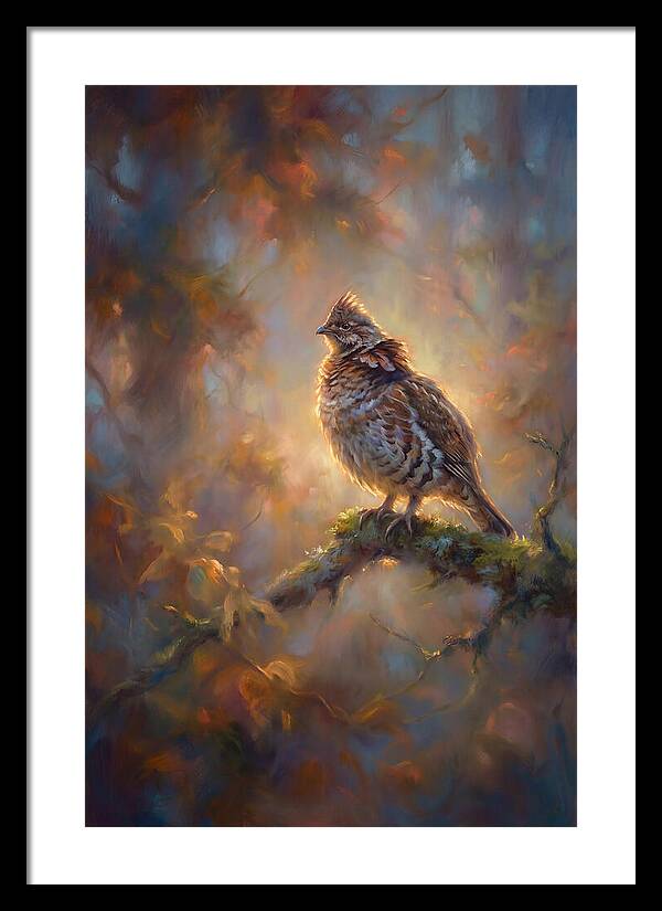 Grouse Perched Gracefully