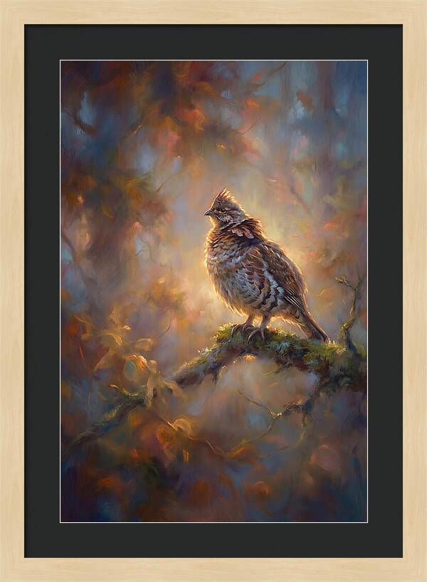 Grouse Perched Gracefully