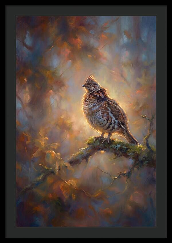 Grouse Perched Gracefully